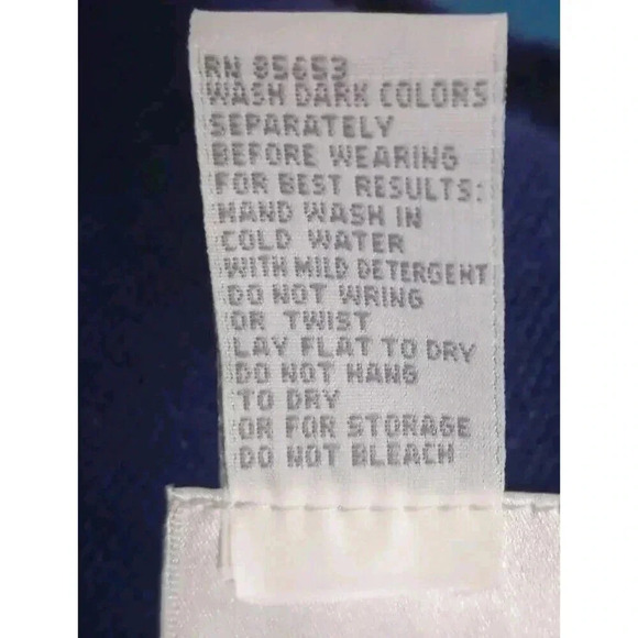 Vintage Koret Sweater Vest Embroidered Beaded Purple Size Petite‎ Medium - Picture 5 of 5